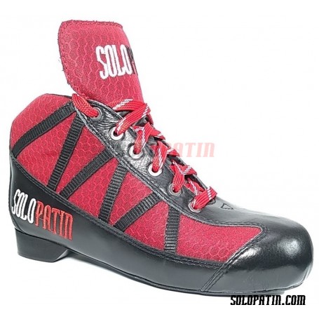 Rollhockey Schuhe Solopatin PRO Rot
