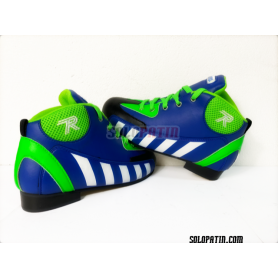 Scarpa Hockey Reno Iniziazione blu verde New Model