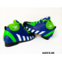 Chaussures Hockey Reno Initiation bleu vert New Model