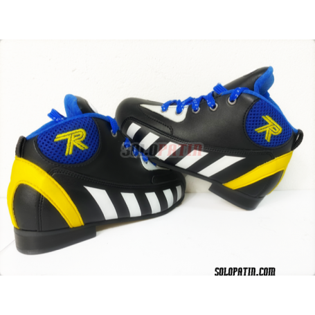 Botas Hockey Reno Iniciación Negro Amarillo New Model