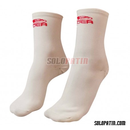 Rollkunstlauf Socken Edea Weiss