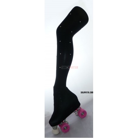 Calças Justas Cobre-Botas CNC Skates Pretas