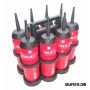 Bottle Holder with 8 RED bottles included