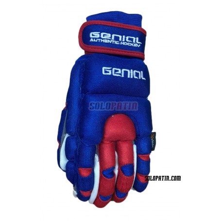 Guantes Genial Mesh Azul-Rojo