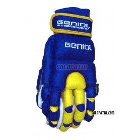 Gloves Genial Mesh Blue-Yellow