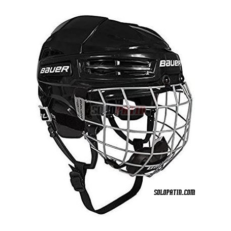 Capacete Hóquei BAUER IMS 5.0 COMBO PRETO