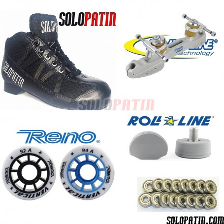 Solopatin PRO NEGRO + Roll-line VARIANT M + VERTICAL + Advance SHIELD doble cara