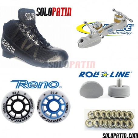 Solopatin PRO PRETO + Roll-line VARIANT M + VERTICAL + Advance SHIELD duas Caras