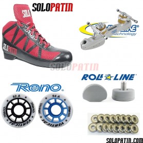 Solopatin PRO ROJO + Roll-line VARIANT M + VERTICAL + Advance SHIELD doble cara