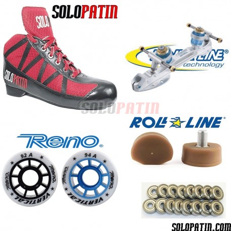 Solopatin PRO ROSSO + Rolline MISTRAL + VERTICAL + Advance SHIELD doppia faccia