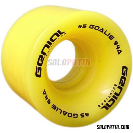 Roues Gardien Hockey Genial Jaune