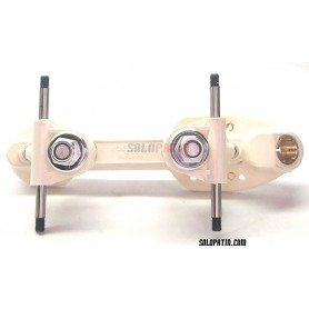 Platines Patinage Artistic Libre Roll-Line MIRAGE BLANC