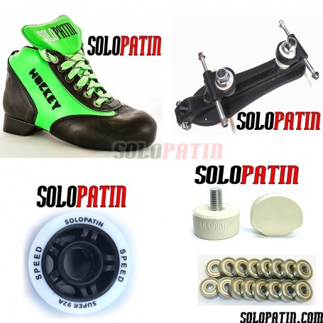 Solopatin BEST FLUOR VERT nº30-nº37 + FIBER 3D + SPEED + Advance SHIELD double face