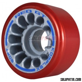 Rodas Patinagem Artística Komplex Red GT SOFT 37D 57mm