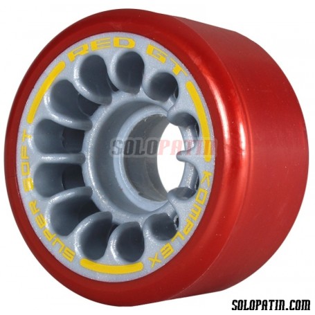 Artistic Skating Wheels Komplex Red GT SUPER SOFT 34D 57mm