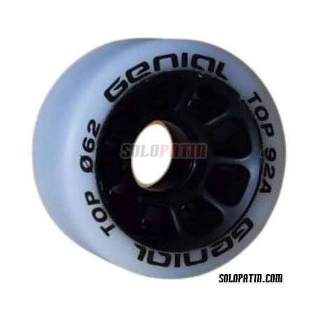 Roues Hockey Genial Top 92A clear Noir