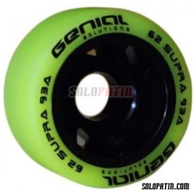 Rollhockey Rollen Genial Supra 93A Gelb Fluor