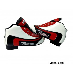 Botas Hockey Reno Amateur 2 Blanco Rojo Negro
