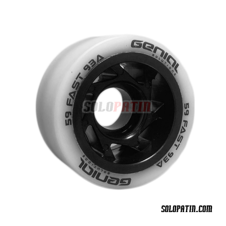 Ruote Hockey Genial Fast 93A Bianco