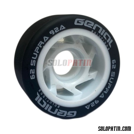 Ruedas Hockey Genial Supra 92A Negra