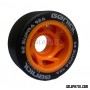Ruote Hockey Genial Supra 92A NERO - ARANCIONE