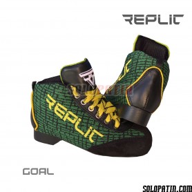Rollhockey Schuhe Replic GOAL Grün