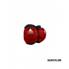 Joelheiras Hóquei Azemad mini eclipse Vermelho