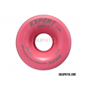 Rodas Patinagem Artística QSkate Expert Rosa GRD4