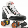 Patins Complets Solopatin BEST BLANC Aluminium Roues Roll line CENTURION