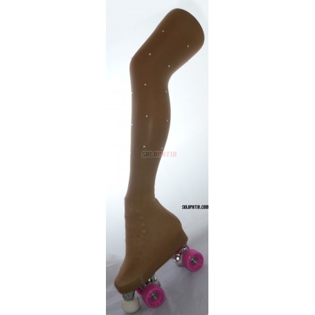 Collants Cache Patin CNC Skates Noir Strass