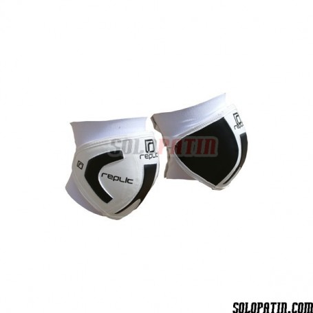 Ginocchiere Hockey Replic R-08 Bianco / Nero