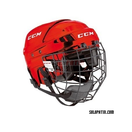 Capacete Hóquei CCM V-04 COMBO Branco