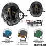 Casco Hockey Warrior Krown 360 Negro