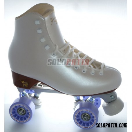 Figure Quad Skates RISPORT VENUS Boots STAR B1 Frames KOMPLEX AZZURRA Wheels