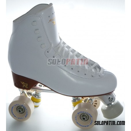 Figure Quad Skates RISPORT ANTARES Boots STAR B1 Frames ROLL-LINE MAGNUM Wheels