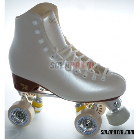 Figure Quad Skates RISPORT GEMMA Boots STAR B1 Frames ROLL-LINE GIOTTO Wheels