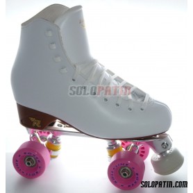 Figure Quad Skates RISPORT VENUS Boots STAR B1 Frames ROLL-LINE BOXER Wheels