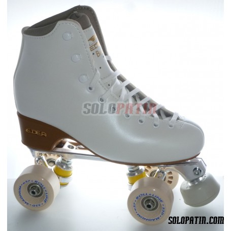 Figure Quad Skates EDEA BRIO Boots STAR B1 Frames ROLL-LINE MAGNUM Wheels