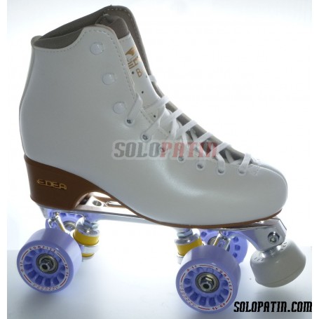 Figure Quad Skates EDEA BRIO Boots STAR B1 Frames KOMPLEX AZZURRA Wheels