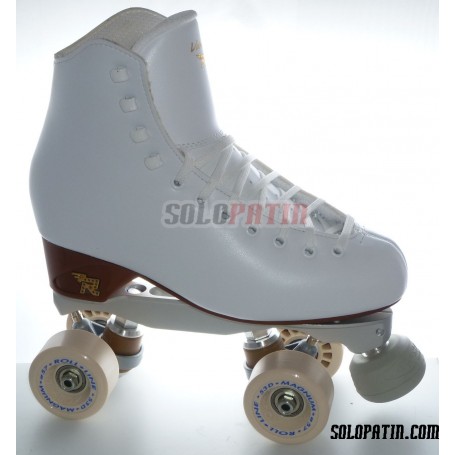 Rollkunstlauf Komplet Stiefel RISPORT VENUS Gestelle BOIANI STAR RK Rollen ROLL-LINE MAGNUM