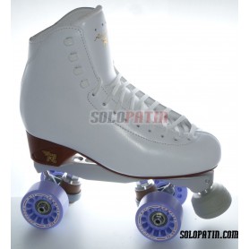 Figure Quad Skates RISPORT ANTARES Boots BOIANI STAR RK Frames KOMPLEX AZZURRA Wheels
