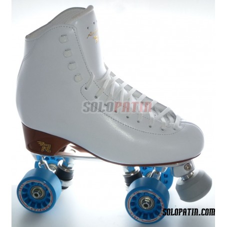 Figure Quad Skates RISPORT ANTARES Boots ROLL-LINE VARIANT F Frames KOMPLEX IRIS Wheels