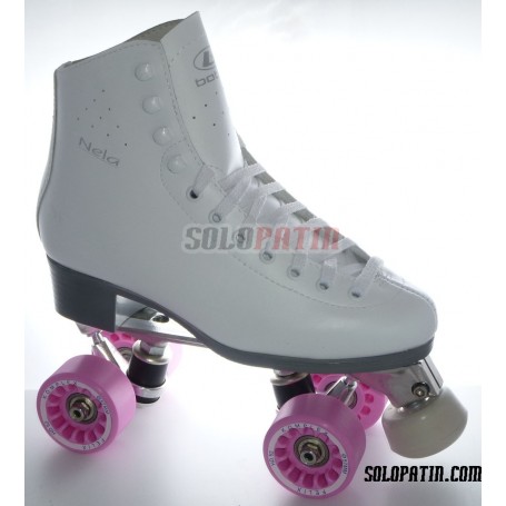 Figure Quad Skates NELA Boots Aluminium Frames KOMPLEX FELIX Wheels