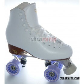 Patins Complets Artistique Bottines RISPORT VENUS Platines Aluminium Roues KOMPLEX AZZURRA