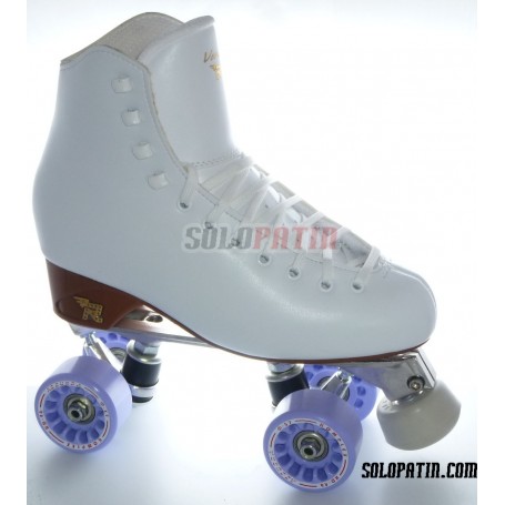 Patines Artísticos Botas RISPORT VENUS Planchas Aluminio Ruedas KOMPLEX AZZURRA