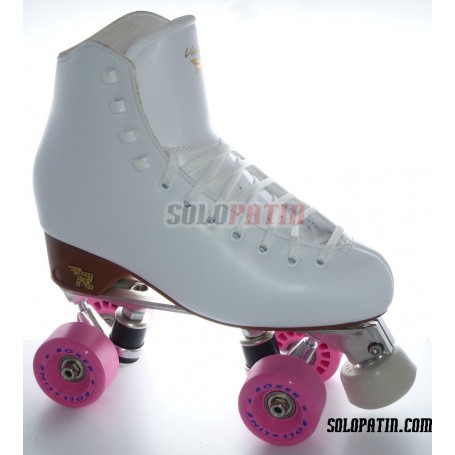 Patins Complets Artistique Bottines RISPORT VENUS Platines Aluminium Roues ROLL-LINE BOXER