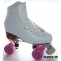 Figure Quad Skates RISPORT VENUS Boots Aluminium Frames ROLL-LINE BOXER Wheels