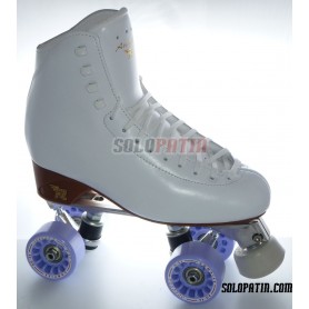 Patins Artístic Botes RISPORT ANTARES Platines ATLAS EK Rodes KOMPLEX AZZURRA
