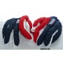 Guantes Reno Confort TEX rojo azul