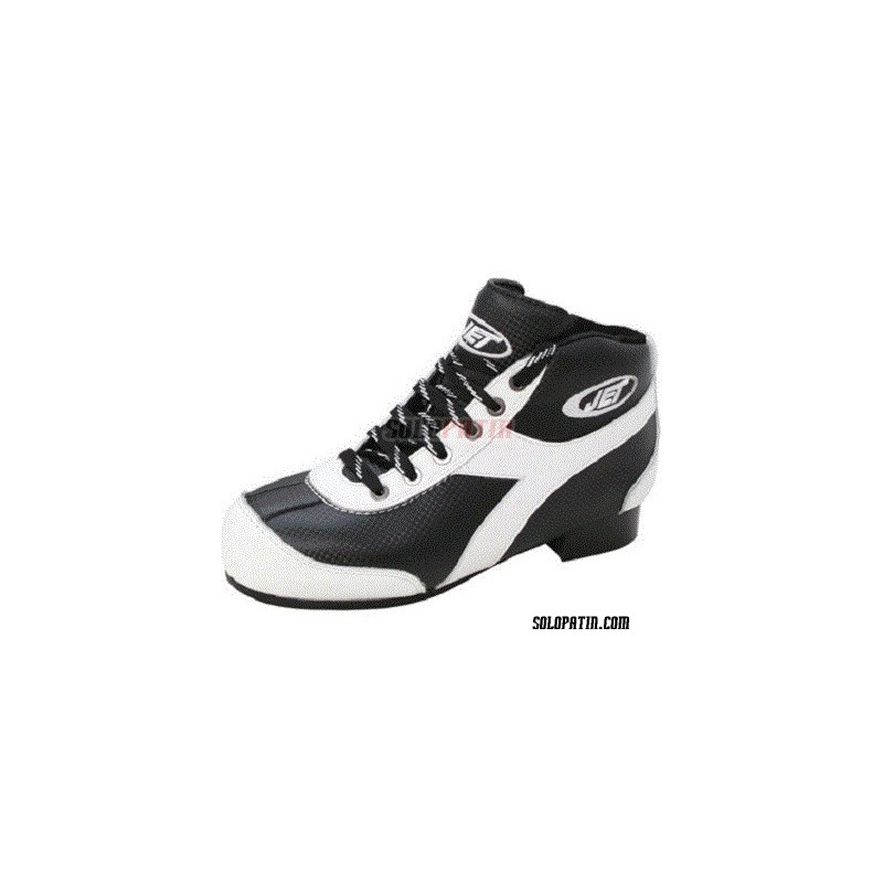 Conjunto Patines Hockey JET ROLLER C NEGRO / BLANCO